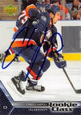 Chris Campoli autographed Hockey Card Islanders 2006 Upper Deck Rookie Class #21