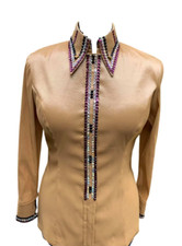 Western Showmanship Horsemanship Pleasure Show Shirt -Taffeta Show Shirt