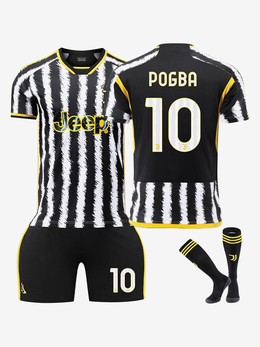 Juventus No. 10 POGBA Home Jersey 23/24 size SMALL Men's Top