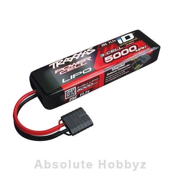 Traxxas LiPo 3S 11.1V 5000 25C w/iD Connector - TRA2872X | eBay