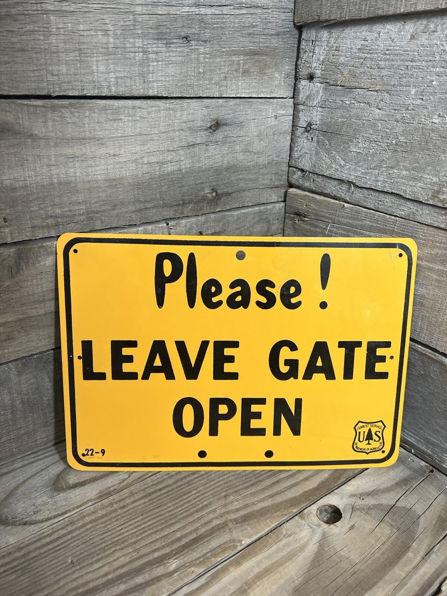 USA森林局　弾痕看板 USA森林局 弾痕看板 Vintage US Forest Service Sign Double