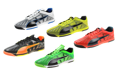 Puma Men's and Youth Neon Lite 2.0 Indoor Soccer Shoes - Color Options