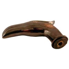 Brass Victorian Head Walking Stick Cane Wooden Vintage Style Antique Look Handle