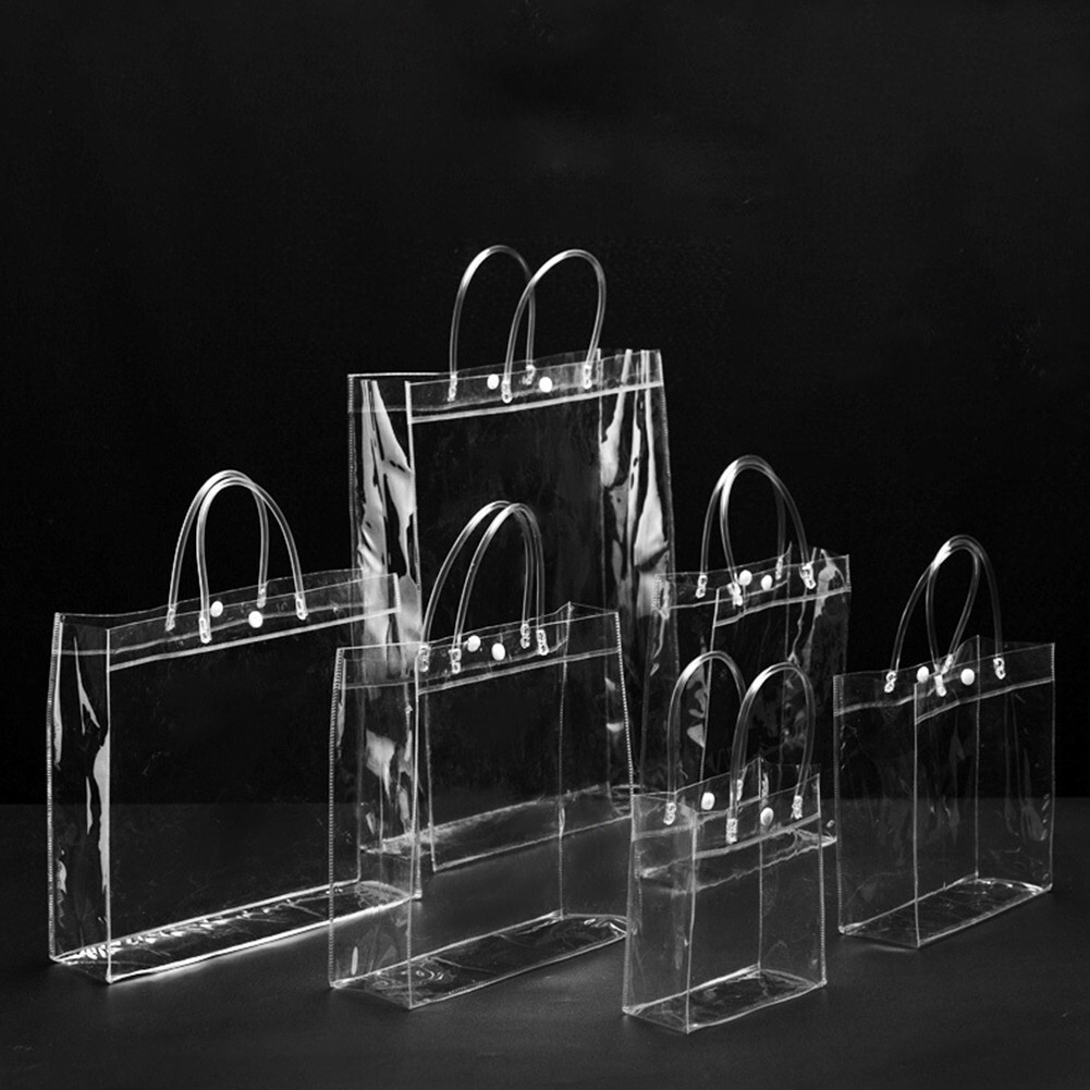 Clear PVC Wine Cooler Bag with Handles Keep Your Drinks Refreshingly