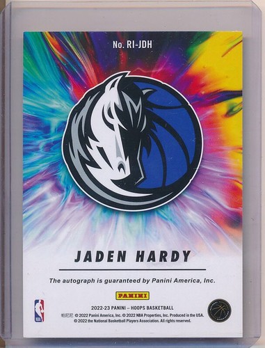新到着 Auto RC Hoops Ink NBA サイン Hardy Jaden SP その他