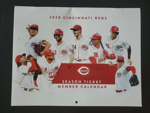 Calendario 2020 Cincinnati Reds STH/Member (oggetto da collezione) stagione annullata! - Foto 2 di 3