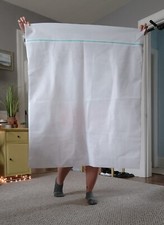 Large Mesh Washing Bag 43 X 35 In Xl Laundry Bag Jumbo Washer Machine Net Protec