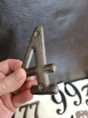 Misc Lot 21pcs. Assorted House Numbers, 4 Cast Iron. All Else Steel - Picture 12 of 19