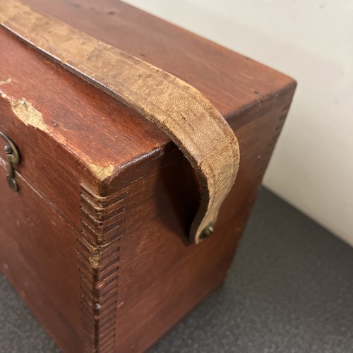 Antique Surveyors Transit Level Wood Box Case L Beckmann Co - Picture 15 of 16