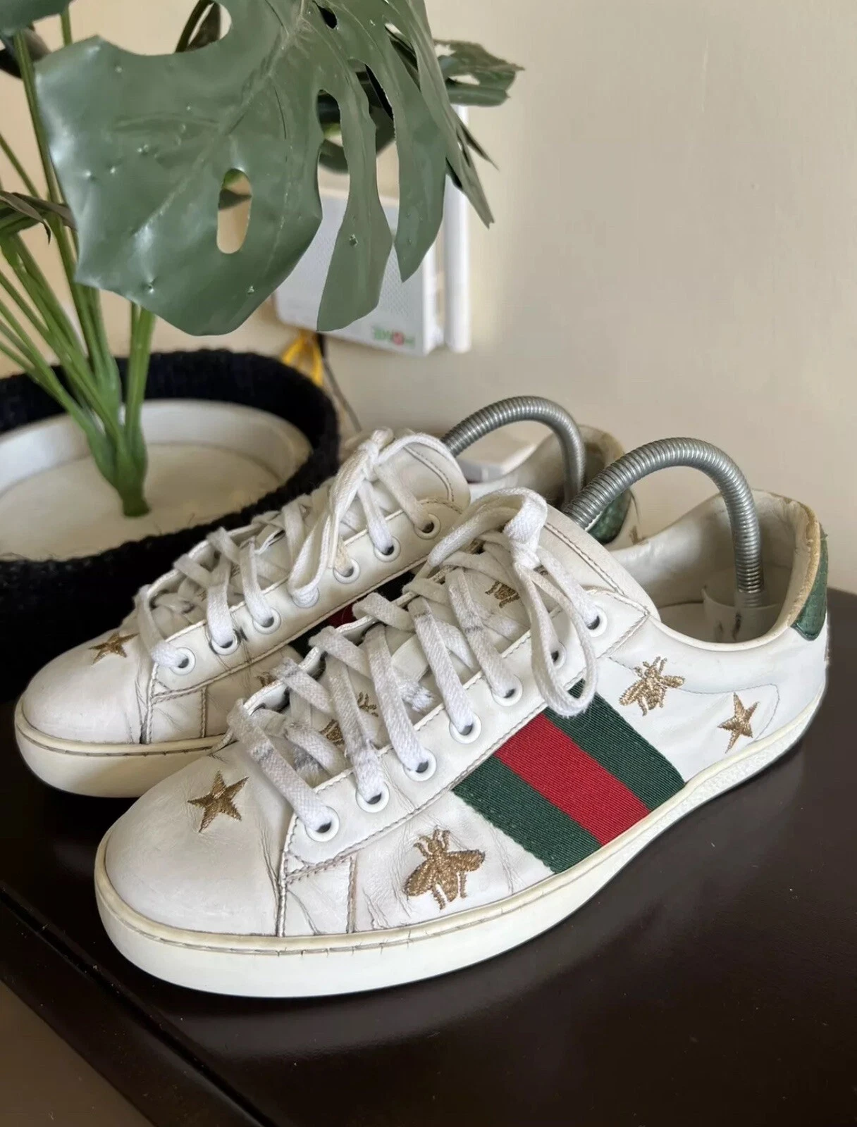 Baskets Gucci Ace « Bees and Stars » 386750 US 6,5    UK 6