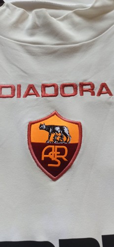 Maglia Calcio AS Roma vintage Totti Jersey shirt 2003 2004 MAZDA Diadora XL - Foto 6 di 7