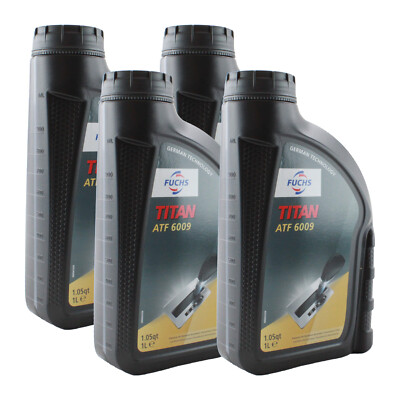 Fuchs 4 Liter TITAN ATF 6009 Auto Transmission Fluid (LIFEGUARD 9 ATF 3+) 4 x 1L