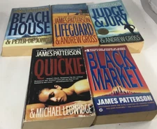 James Patterson  5 Paperbacks See Photos & Description For Titles