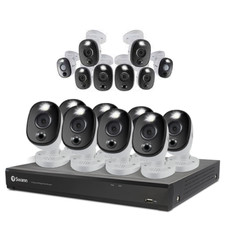 Image of Swann DVR 5580 16 Channel CCTV Security System 2TB 4K Motion LED Light Camera