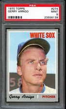 BB - 1970 Topps - #274 - Gerry Arrigo - PSA 9 - MINT