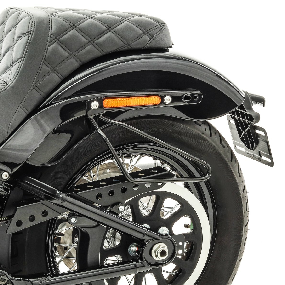 Details zu Satteltaschen SVS + Halter für Harley Davidson Softail Fat Bob / 114 Reichliche Popularität
