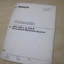 Caterpillar 325 L N Crawler EXCAVATOR Electrical Schematic manual system diagram