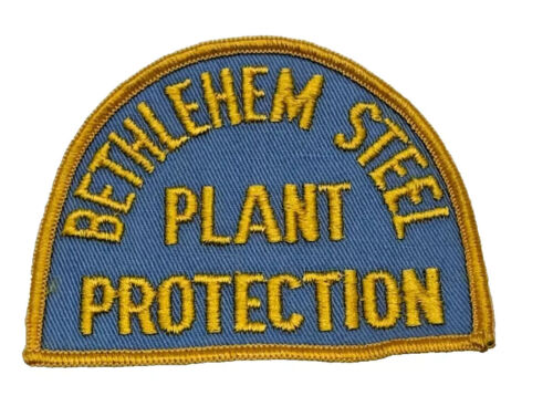 Bethlehem Steel Police Arm Uniform Patch Security Plant Protection Unused VTG