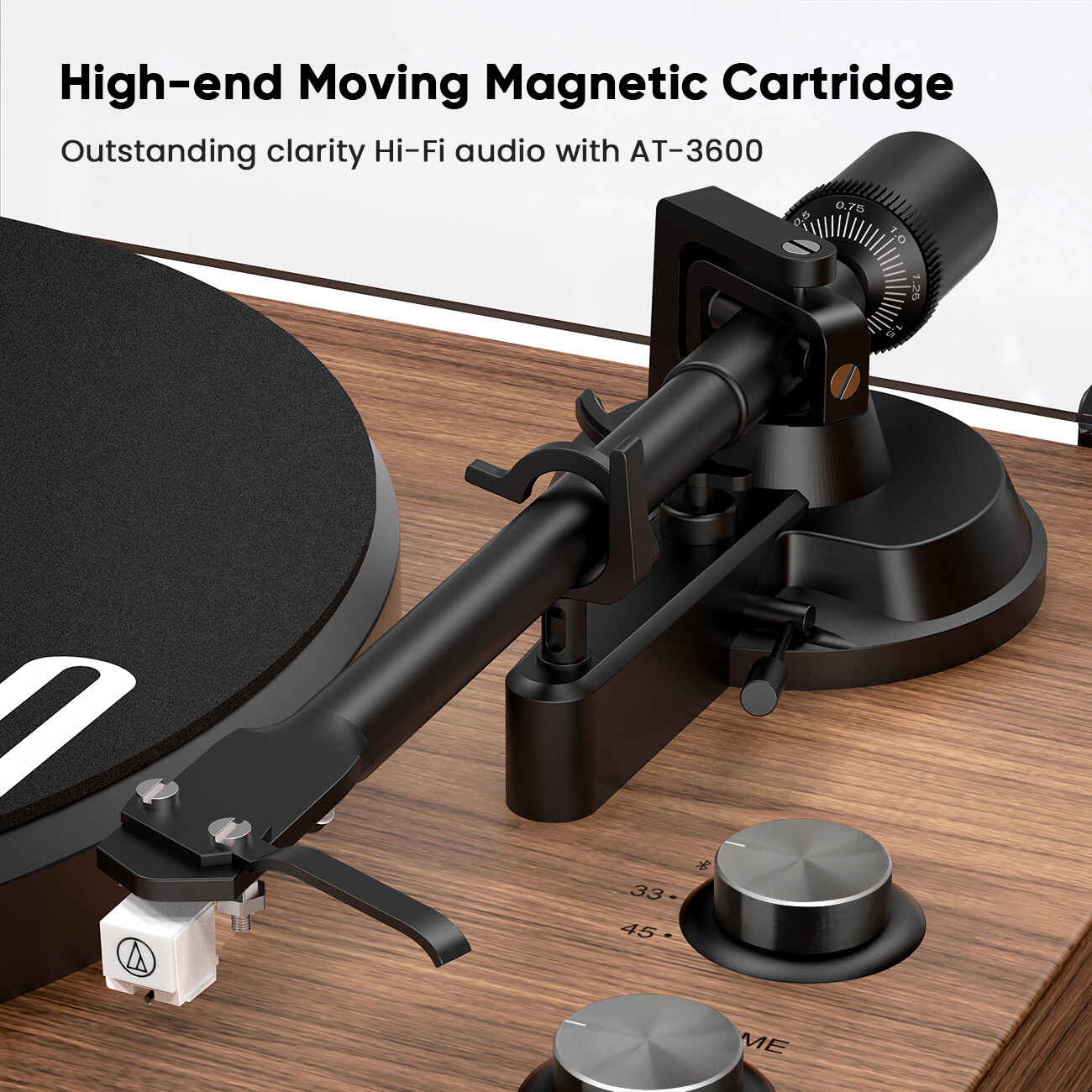 『1年保証』 ANGELS HORN Turntable, Vinyl Record Player, Builtin Phono