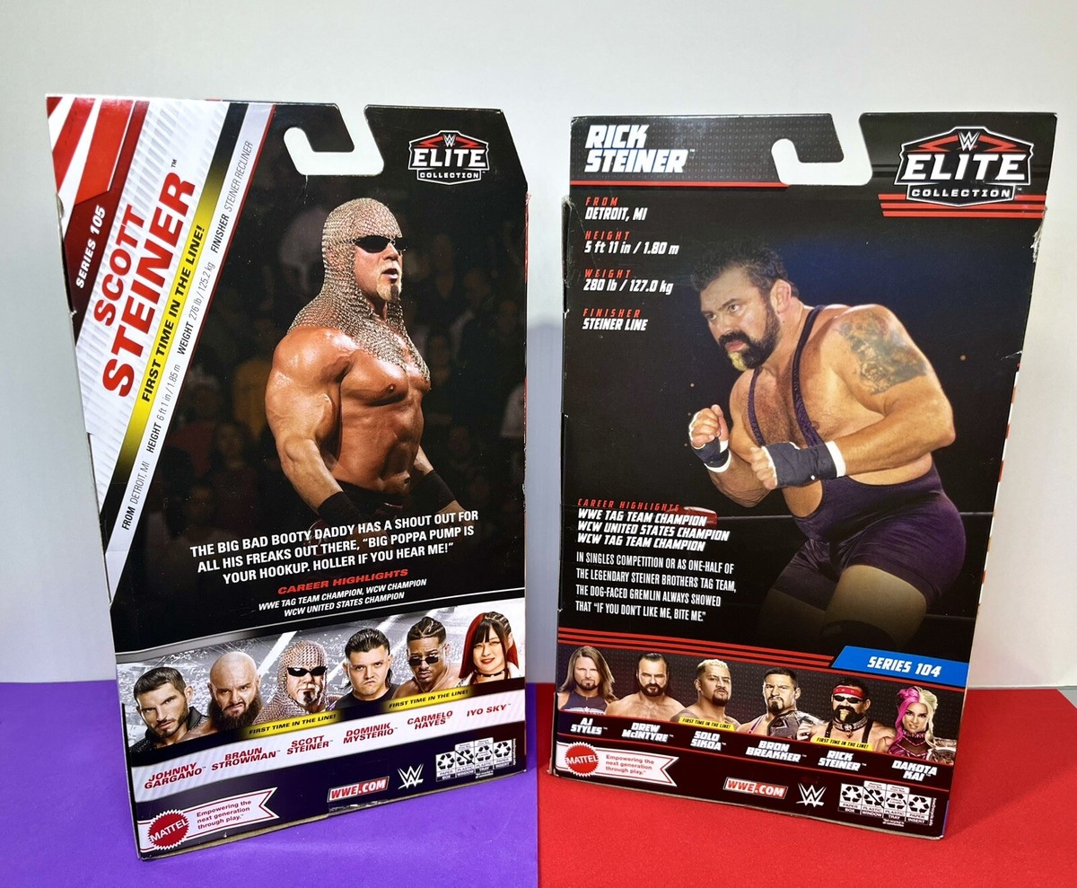 WWE Elite Collection Figure 2pk: SCOTT STEINER & RICK STEINER