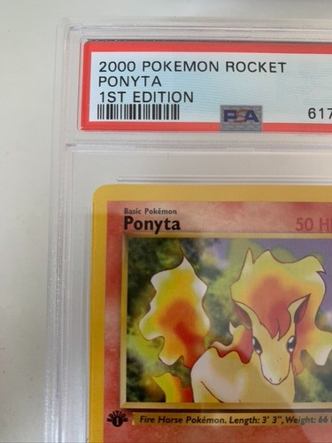 *New Grade* Pokemon TCG 1st Edition Ponyta PSA 9 Mint 64/82 - Picture 4 of 10