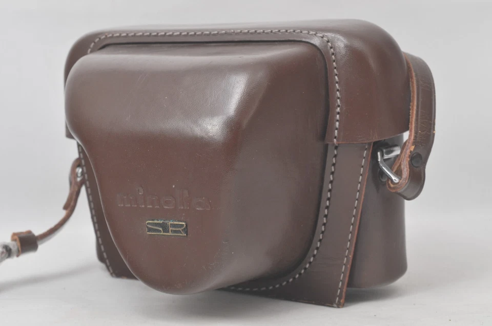 @ SakuraDo @ редкая! @ Minolta SR коричневый кожаный чехол для камеры SR-1 с метр - Изображение 2 из 4
