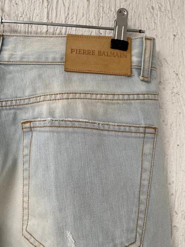 Pierre Balmain distressed Men's light blue jeans - Picture 6 of 8