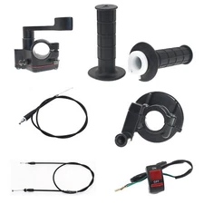 Twist throttle Thumb Throttle Throttle handle Twist throttle cable kit For 50...