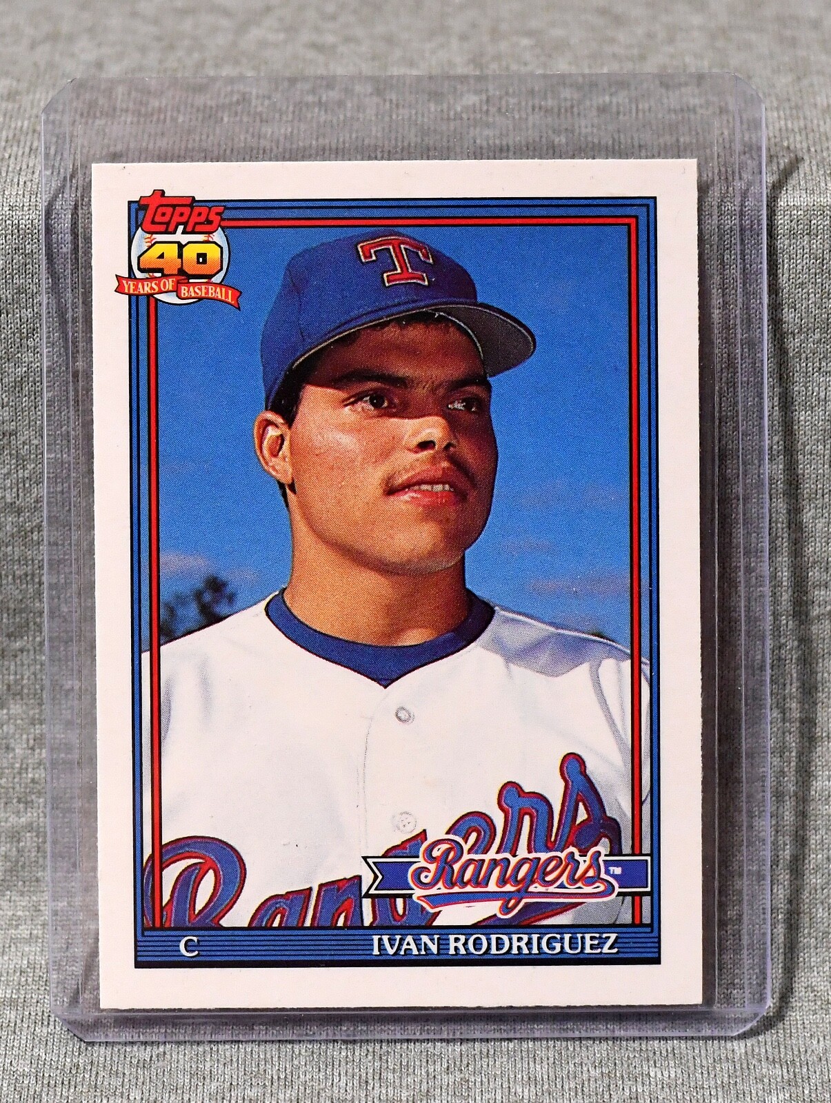 1991 Topps Traded Ivan Rodriguez (RC) Rookie Card #101T - "Pudge" "I-Rod"
