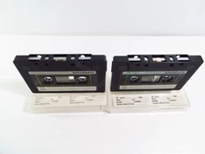2 Pack Realistic Supertape Cassette Tapes: XR-120 + HD-90, Open Box