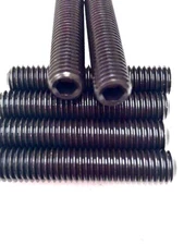 1/2-13 x 2-1/2"  CUP POINT SET SCREWS - BLACK ALLOY STEEL - 6 PIECES