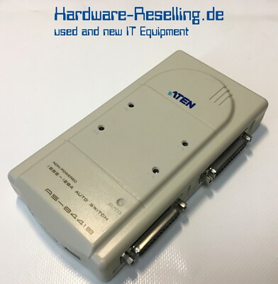 ATEN AS-8441B Automatischer Bitronics-Switch Auto switch 4PC-1Drucker AS8441 NEU