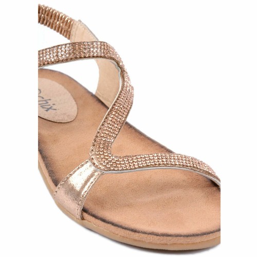GIRLS SANDALS KIDS CHILDREN GLADIATORS SUMMER BEACH FLAT PARTY STRAPPY SHOES - Picture 14 of 30