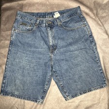 Vintage Calvin Klein Men  s Denim Short Size 33 Double Stone Wash Y2K 100 Cotton