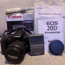 Canon DS126061 / EOS 20D Digital Boxed Tested Working With Charger & Memory Card