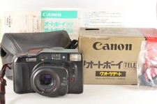 MINT/Box Canon Autoboy TELE QUARTZ DATE Point Shoot Film Camera From JP 2341