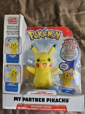 New Pokémon My Partner Pikachu Electronic & Interactive Toy with Sound & Motion