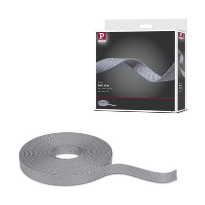 ULine Gurt 10m Dacron Textil Kupfer Grau