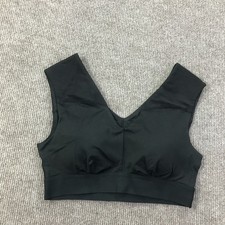 Tommie Copper Sports Bra Womens Small Black Shoulder Support Copper Znergy Gym