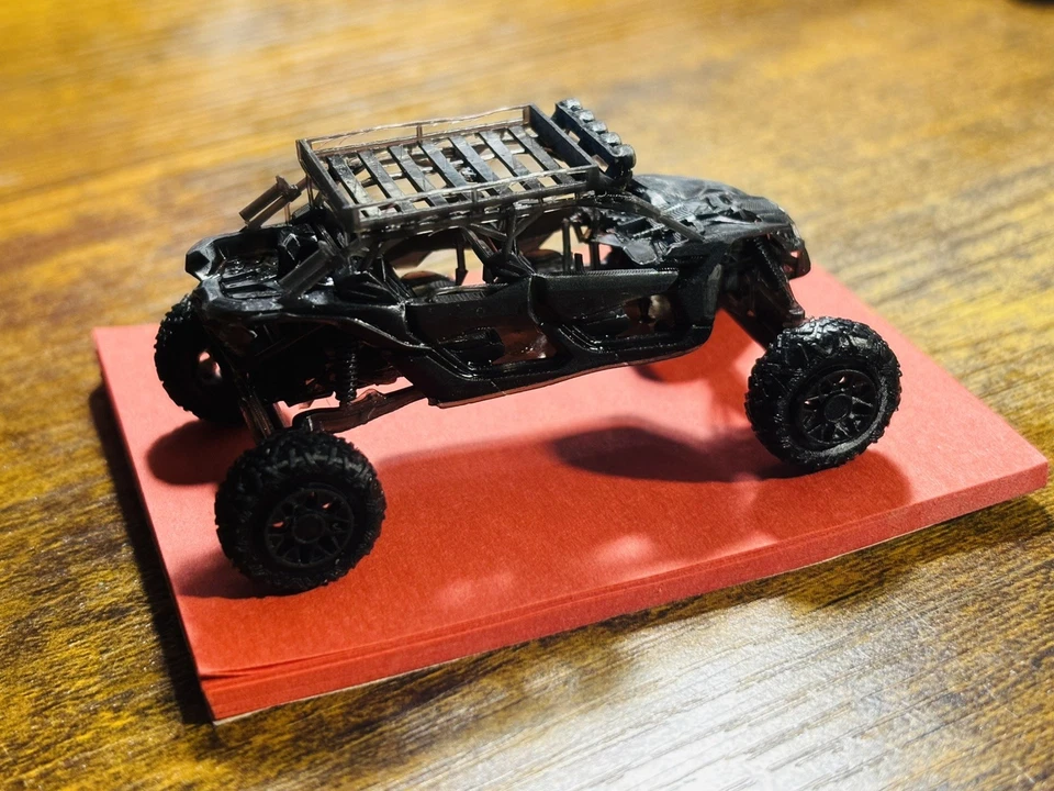 1/64 3D Printed ATV Polaris Rzr Farm Diecast Diorama Greenlight Wheels Included. - Image 4 of 4