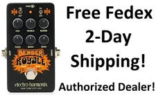 New Electro-Harmonix EHX Bender Royale Germanium Fuzz Guitar Pedal Black