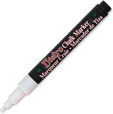 Uchida 480-C-0 Broad Point Tip Bistro Window Chalk Marker, White, 1 Count (Pa...