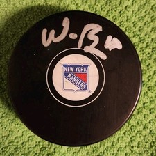 Will Borgen New York Rangers Signed Autographed Logo Puck