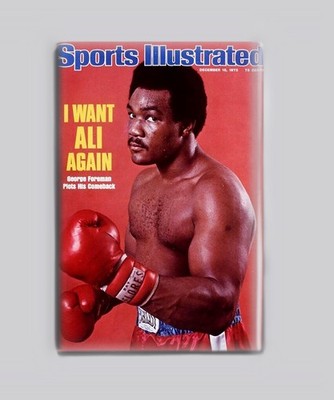 George Foreman Heavyweight Boxing Sports Illustrated 1973 2''x3'' Fridge MAGNET