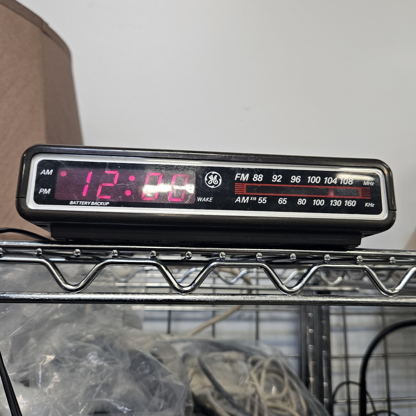 Am/fm Radio 7-4612a Wood Grain Retro Works!