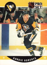 Gordie Roberts 1990-91 Pro Set #510 Pittsburgh Penguins