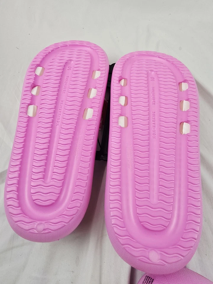 Sandalias Sanrio Hello Kitty para mujer talla 10 NUEVAS rosa blanco NUEVAS Foto 4 de 4