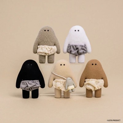 OPANTSU-KUN ぬいぐるみ 限定700体 Kenelephant Opantsu-kun LOTA PRODUCT Flocked Figure Set of 5 Blind
