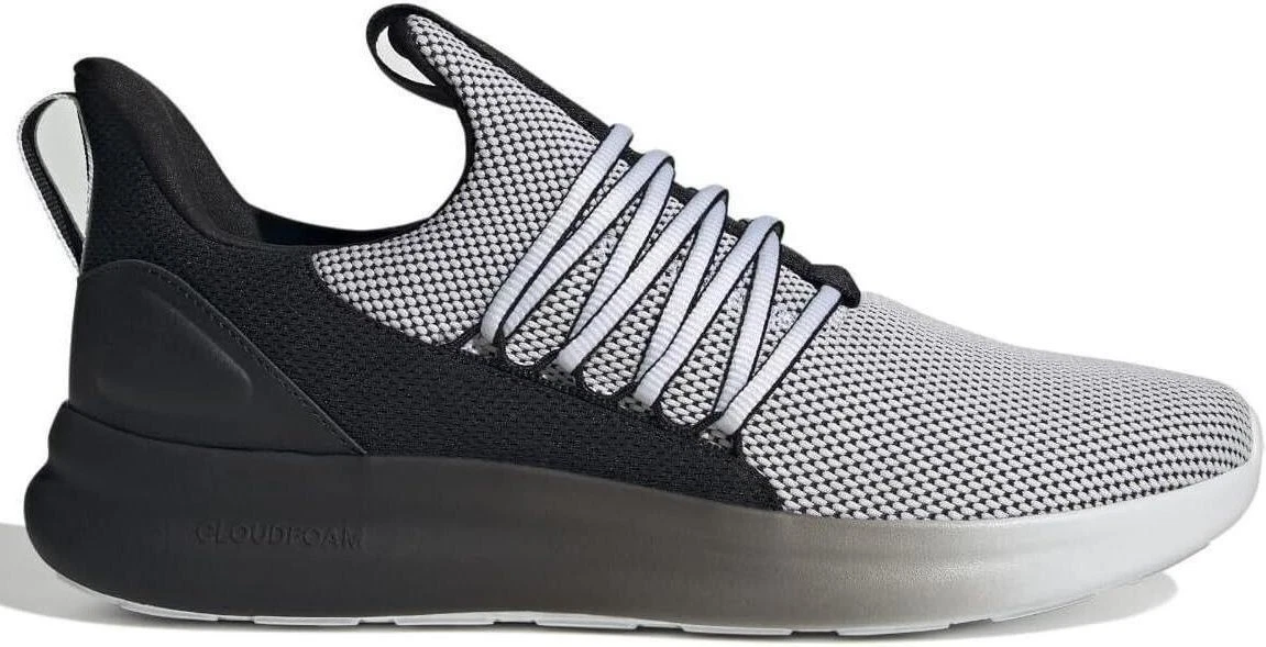adidas Lite Racer Adapt 7.0 Wide White Black for Sale