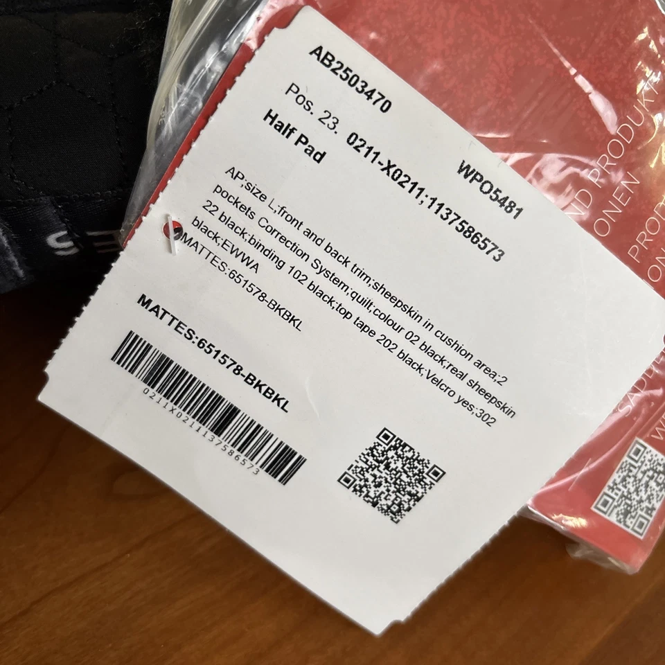 Media almohadilla de corrección AP para área marchita extra ancha mate con piel de oveja y cuñas - LG Foto 4 de 4